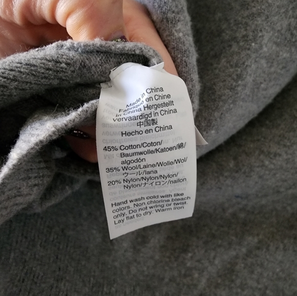 Gray Ruffle Sweater - Picture 4 of 5